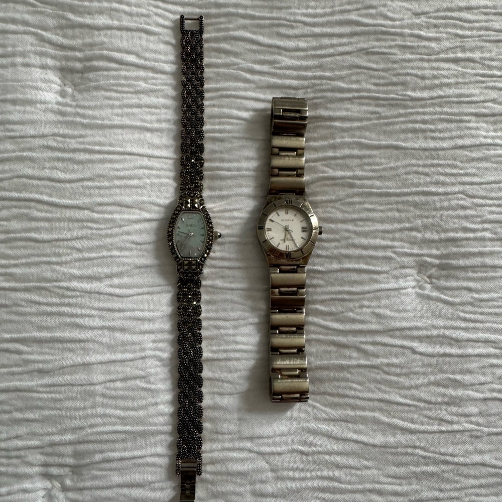 Two vintage Elgin watches